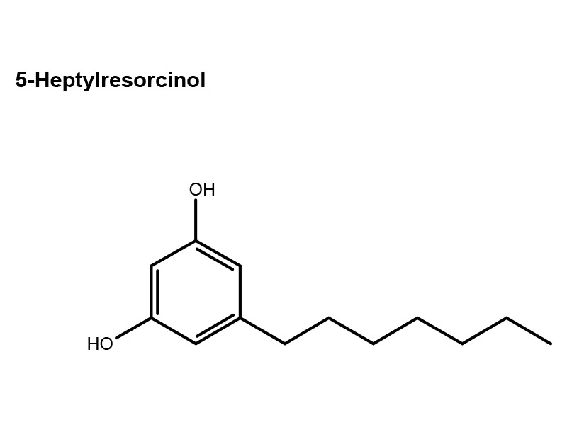 500-67-4 │5-Heptylresorcinol │C₁₃H₂₀O₂ │Qixiolivetol
